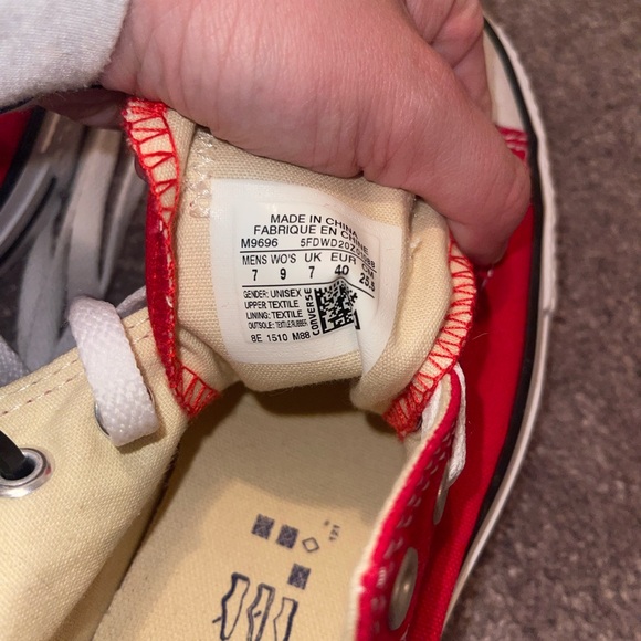 Converse All Star Low Top – Red – Women’s 9 - Picture 4 of 4